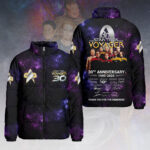 Star Trek: Voyage 3D Stand Collar Puffer Jacket – HOATT14916