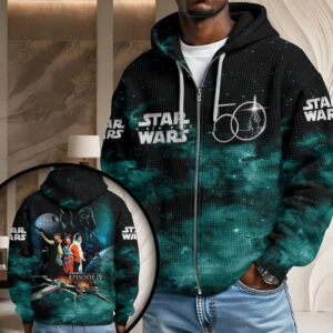 Star Wars 50th Anniversary 3D Unisex Waffle Hoodie - HOATT15164