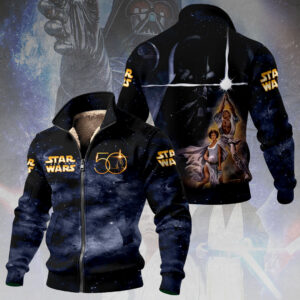 Star Wars 50th Anniversary Thick Knit Fleece Jacket - HOATT14951
