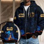 Star Wars 60th Anniversary 3D Unisex Waffle Hoodie - HOATT14952