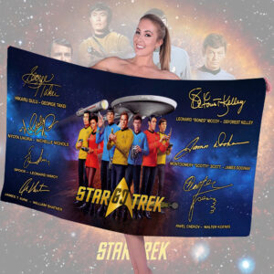 Star Trek 60th Anniversary Rectangle Beach Towel - TMTHU2592