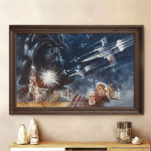 Star Wars Rectangle Canvas With Inner Frame - TMTHU2650