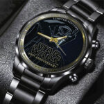 Star Wars 50th Anniversary Black Stainless Steel Watch – TMTHU3008