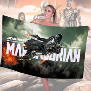 Star Wars x The Mandalorian Rectangle Beach Towel - TMTHU2597