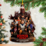 Stranger Things 10th Anniversary Custom Shape 2-sided Acrylic Ornament – HOATT15032