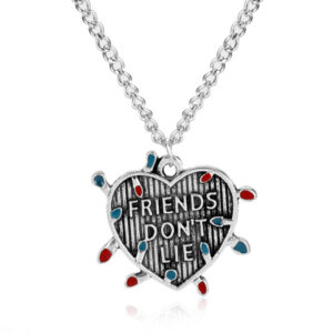 Stranger Things Friends Don't Lie Pendant Necklace - MAITMDROP147