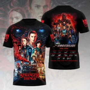 Stranger Things 10th Anniversary 3D Apparel - HOATT15304