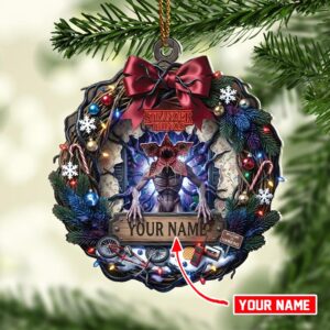 Personalized Stranger Things Custom Shape 2-sided Acrylic Ornament – HOATT15239