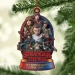 Stranger Things 10th Anniversary Custom Shape 2-sided Acrylic Ornament – HOATT15088