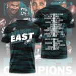 Philadelphia Eagles 2025 NFC East Division Champions 3D Apparel – TMTHU2814
