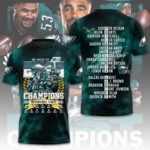 Philadelphia Eagles 2025 NFC East Division Champions 3D Apparel – TMTHU2831