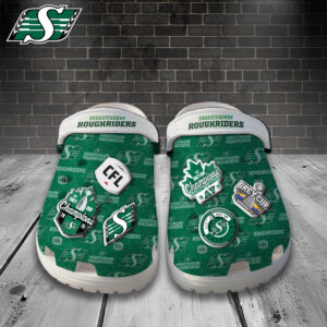 Saskatchewan Roughriders 2025 Grey Cup Champions Custom Clogs - TANTN19040