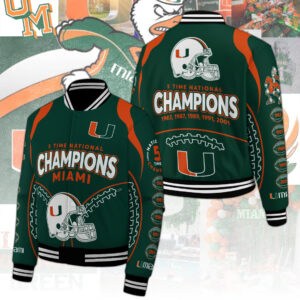 Miami Hurricanes Football Varsity Jacket - TANTN19068