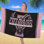 Inter Miami CF Champions MLS 2025 Rectangle Beach Towel – TANTN19175