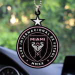 Inter Miami CF Champions MLS 2025 Custom shape 2-sided Acrylic Car Ornament – TANTN19183