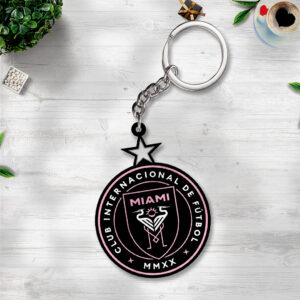 Inter Miami CF Champions MLS 2025 Custom Shape 2-sided Keychain - TANTN19184