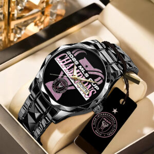 Inter Miami CF Champions MLS 2025 Alloy Luxury Quartz Watch - TANTN19193