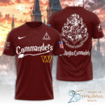 Washington Commanders x Harry Potter 25 Years of Magic 3D Apparel – TANTN19548