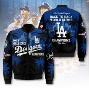 Los Angeles Dodgers World Series 2025 3D Bomber Jacket - TANTN19671