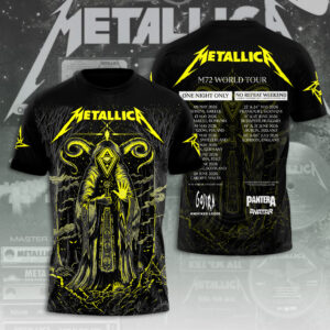 Metallica Tour 2026 3D Apparel - TANTN19742