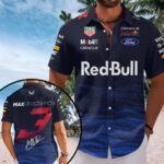 Red Bull Racing x Max Verstappen Short Sleeve Button-Down Shirt – TANTN19843
