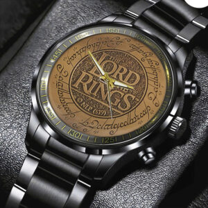The Lord of the Rings Black Stainless Steel Watch - TMTHU2610