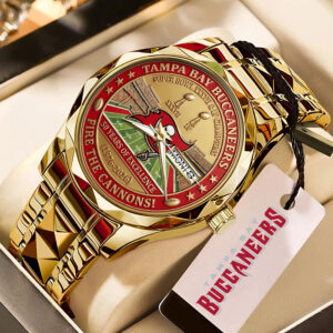 Tampa Bay Buccaneers 50 Years Alloy Luxury Quartz Watch - MAITM14249