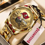 Tampa Bay Buccaneers 50th Anniversary Alloy Luxury Quartz Watch – HOATT15364