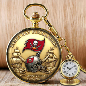 Tampa Bay Buccaneers 50th Anniversary Pocket Watch - MAITM14425