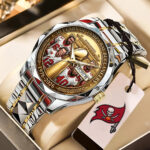 Tampa Bay Buccaneers 50th Anniversary Alloy Luxury Quartz Watch – TANTN19713