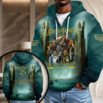 The Lord of the Rings 25th Anniversary 2026 3D Unisex Waffle Hoodie – GNE4762