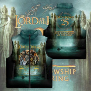 The Lord Of The Rings 25th Anniversary 2026 3D Sleeveless Down Jacket - GNE4760