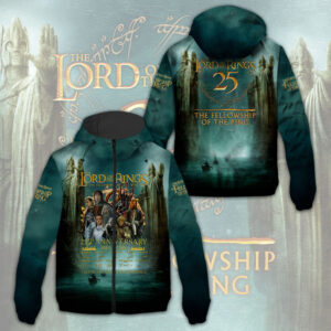 The Lord of the Rings 25th Anniversary 2026 3D Windbreaker Jacket - GNE4759