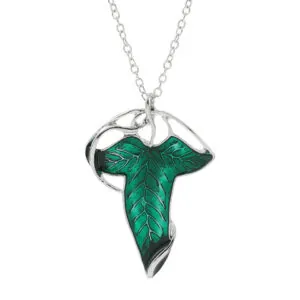 The Lord of the Rings Arwen Elven Leaf Pendant Necklace - MAITMDROP152