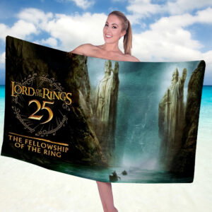 The Lord Of The Rings 25th Anniversary Rectangle Beach Towel - TANTN19307