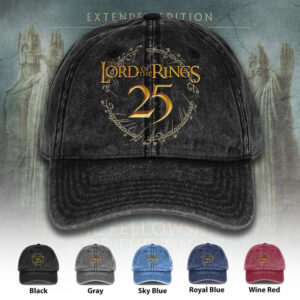 The Lord of the Rings 25th Anniversary Wash Denim Cap - TANTN19450