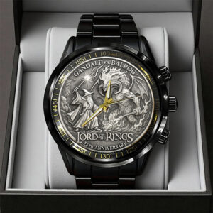 The Lord of the Rings Black Stainless Steel Watch - TANTN19320