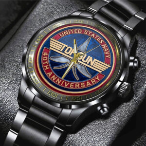 Top Gun 40th Anniversary 2026 Black Stainless Steel Watch - TMTHU2893