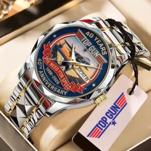 Top Gun 40th Anniversary Alloy Luxury Quartz Watch - MAITM14236