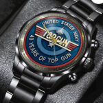 Top Gun 40th Anniversary Black Stainless Steel Watch – TMTHU3003