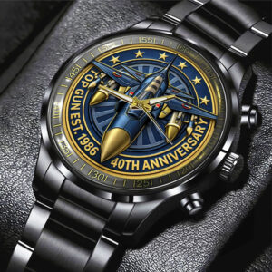 Top Gun 40th Anniversary 2026 Black Stainless Steel Watch - TMTHU2798