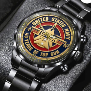 Top Gun 40th Anniversary 2026 Black Stainless Steel Watch - TMTHU2950