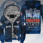Toronto Blue Jays 2025 American League Champions 3D Fleece Zip Hoodie - HOATT14940