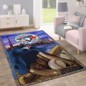 Toronto Blue Jays Rectangular Rug - GNENEW782