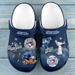 Toronto Blue Jays 2025 American League Champions Custom Clogs – HOATT15110