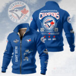 Toronto Blue Jays 2025 American League Champions Thick Knit Fleece Jacket – HOATT15093