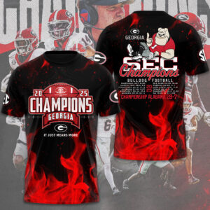 Georgia Bulldogs Football 3D Apparel - GNE4740