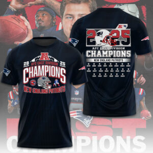 New England Patriots 3D Apparel - TMTHU2987