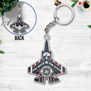 US Navy x Top Gun Custom Shape 2-sided Keychain - TANTN19396