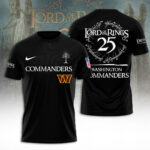 Washington Commanders x The Lord of The Rings 25 Years 3D Apparel – TANTN19584